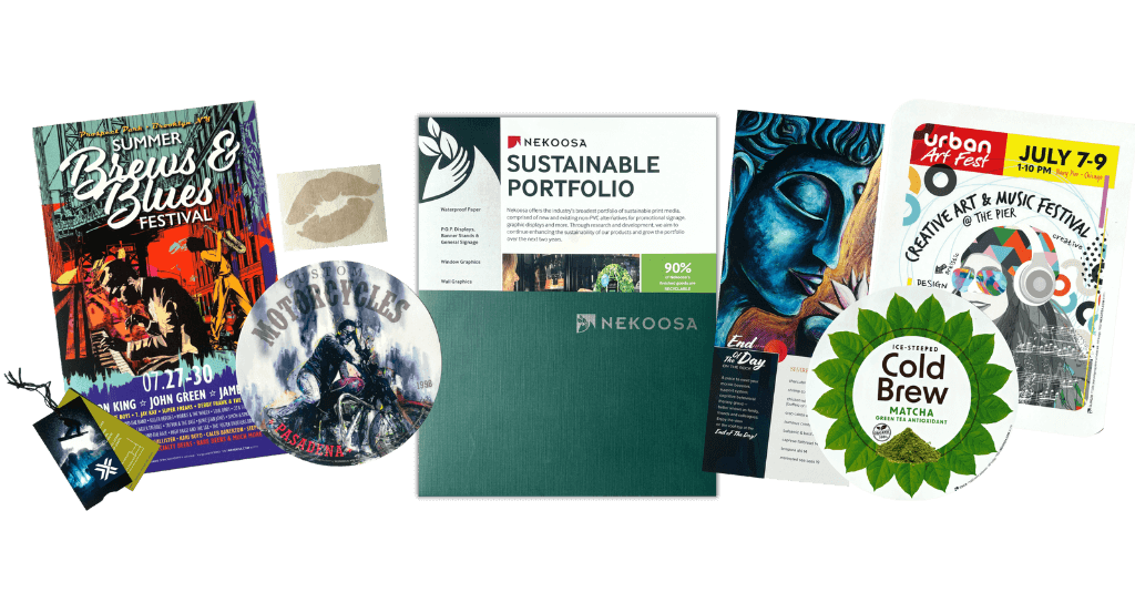 Introducing The Nekoosa Promise™ Sustainable Print Media Portfolio